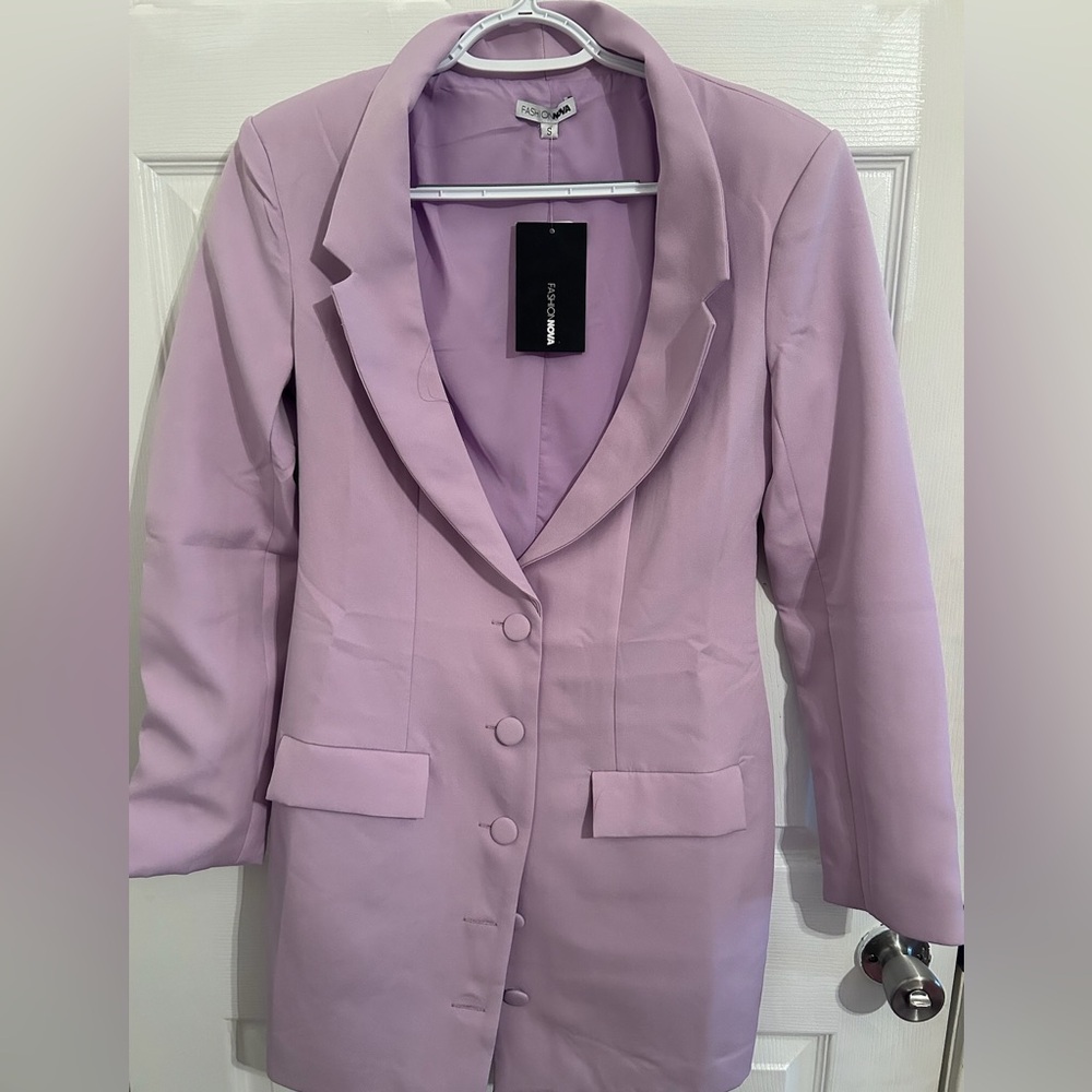 Purple Slim Fit Women’s Suit